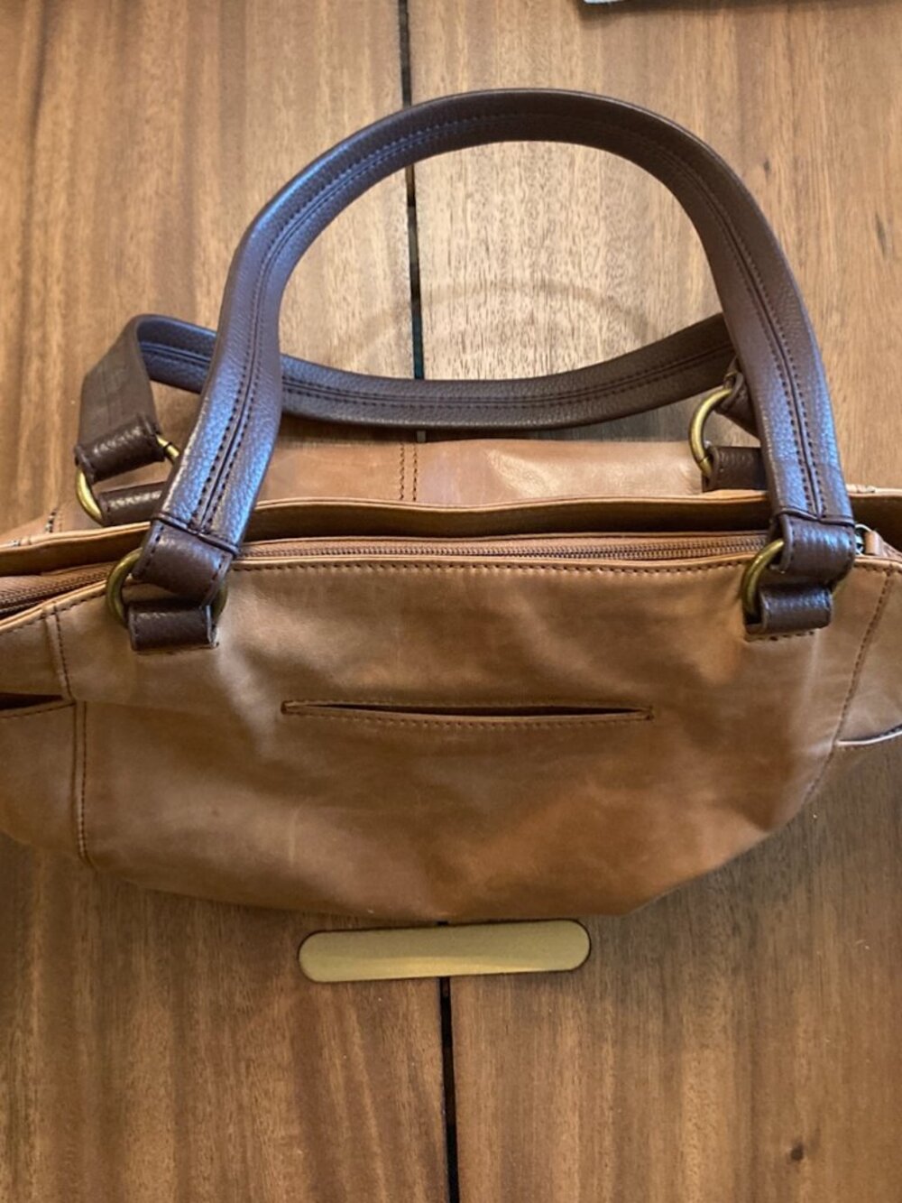 The Sak / Ashby Leather Satchel Bag / Brown / - Picture 12 of 15